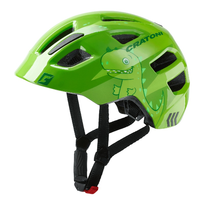 Crathoni Maxster (Kid) helmet Dino-Green Glossy XS-S