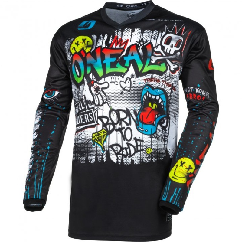 O’Neal Element Youth Rancid V.24 shirt XS Black-White