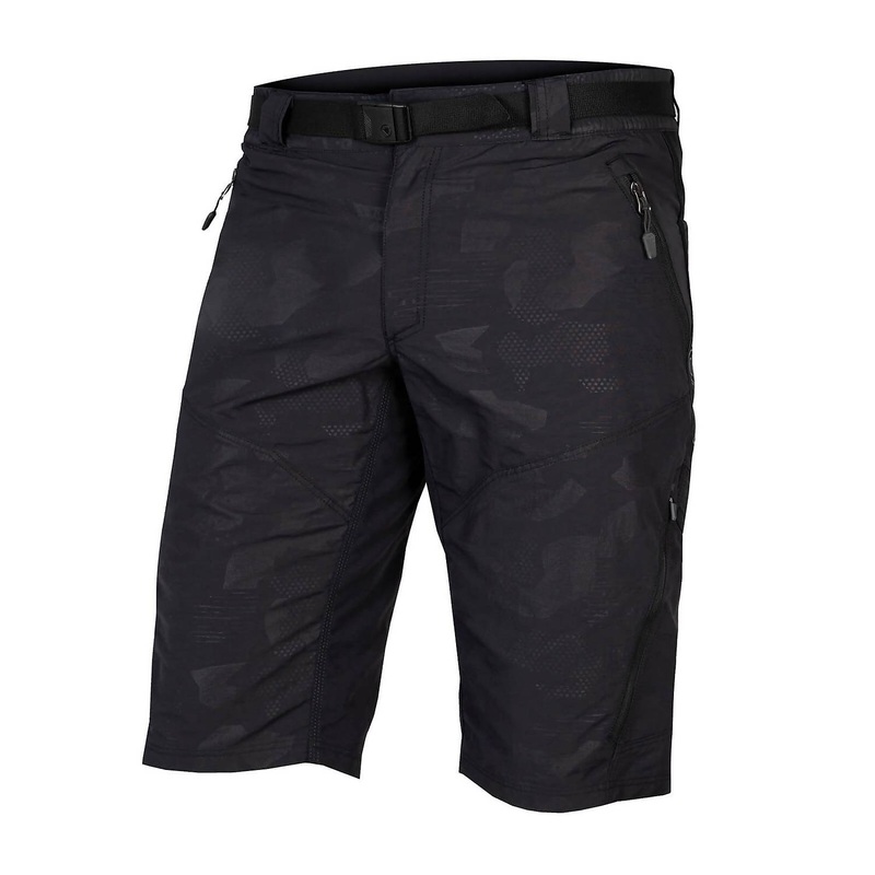 ENDUR HUMMVEE SHORT WITH LINER S Black Camo