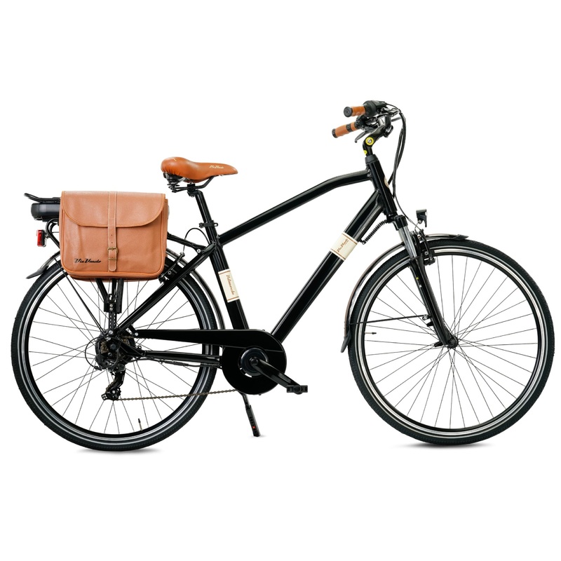 Via Veneto Classic E-Bike Man 28 ” Black provocateur