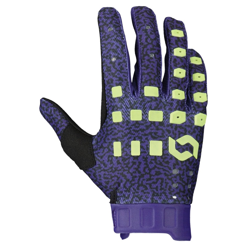 Gloves Scott Podium pro Dark Purple/Mint Green S