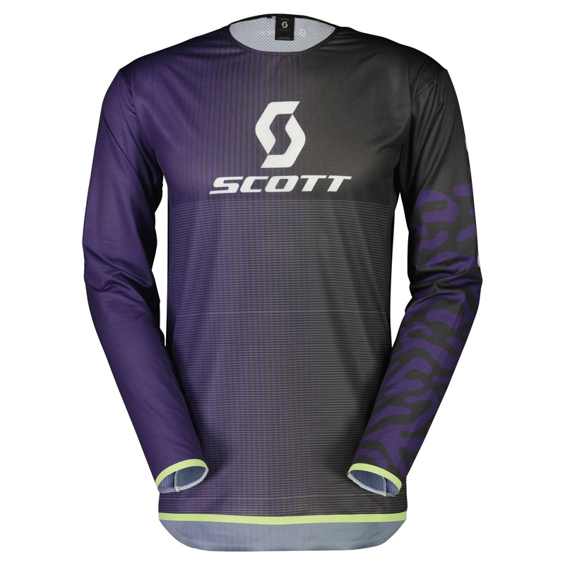 Sweater Scott Podium pro Dark Purple/Mint Green S