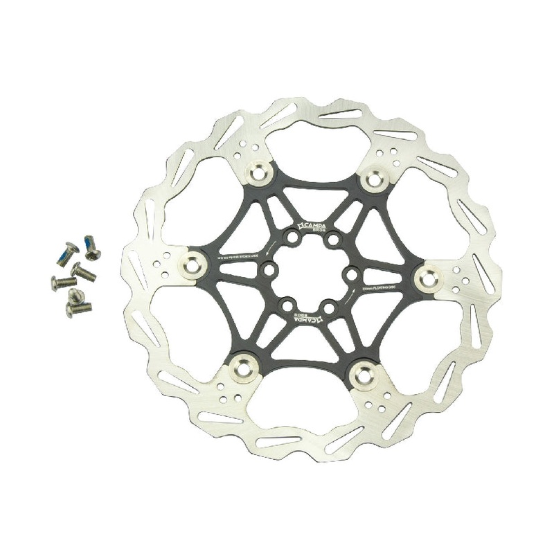 Floating brake disc, Campabros 6 holes Kombat-III 203mm