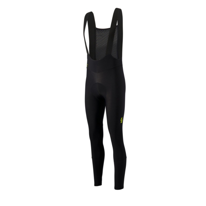Long men’s dungarees Scott RC Pro Warm +++ Black – Sulphur Yellow M