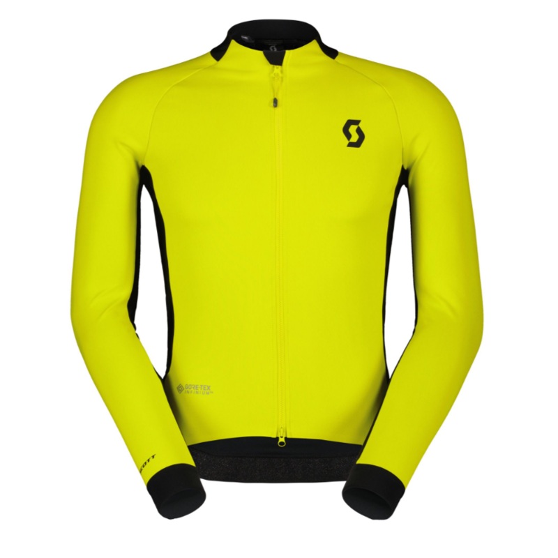 Men’s jacket Scott RC Pro Warm Gore-Tex Windstopper Sulphur Yellow – Black M