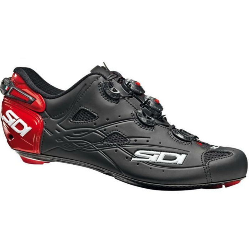 Sidi Shot Shoes Matt Red Matt Black 45.5