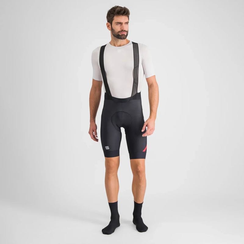 Sportful Flander Stocks Norain Bibshort L Black