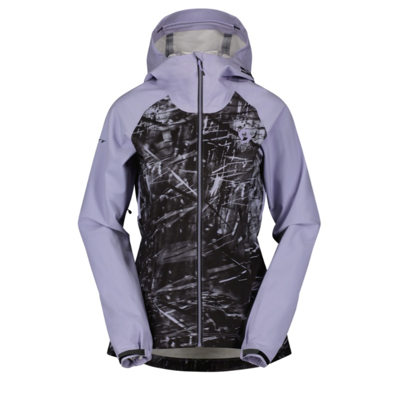 Women’s jacket Scott Trail Storm Waterproof Heather Purple – Black M
