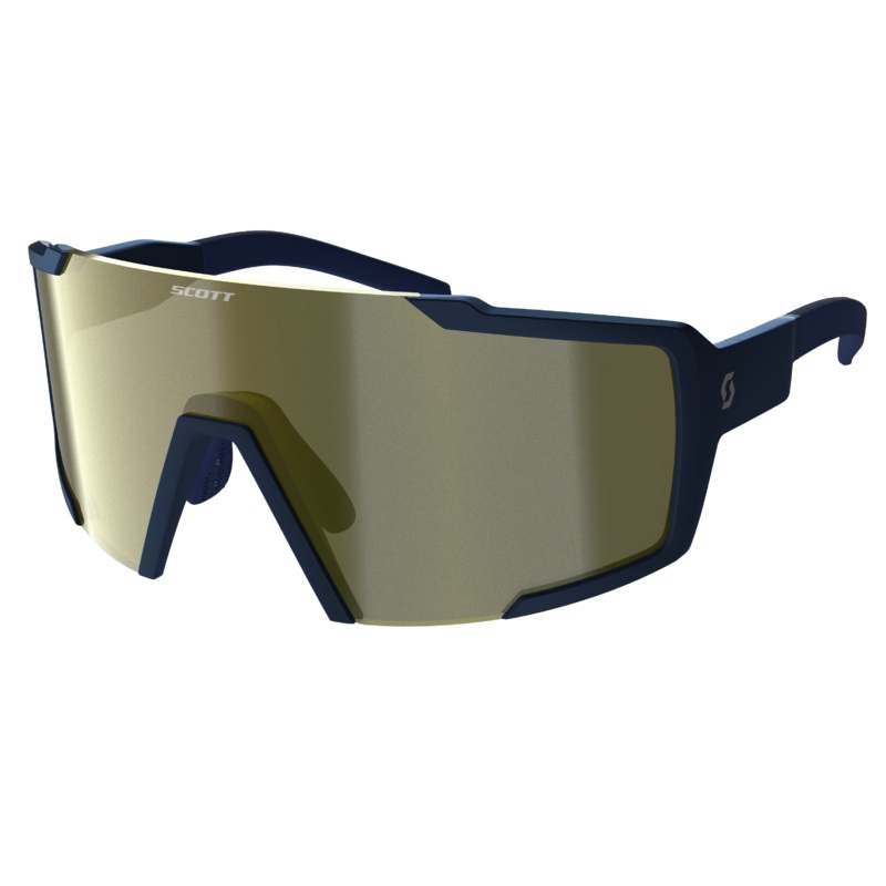 Sunglasses Scott Shield Submariner Blue / Gold Chrome