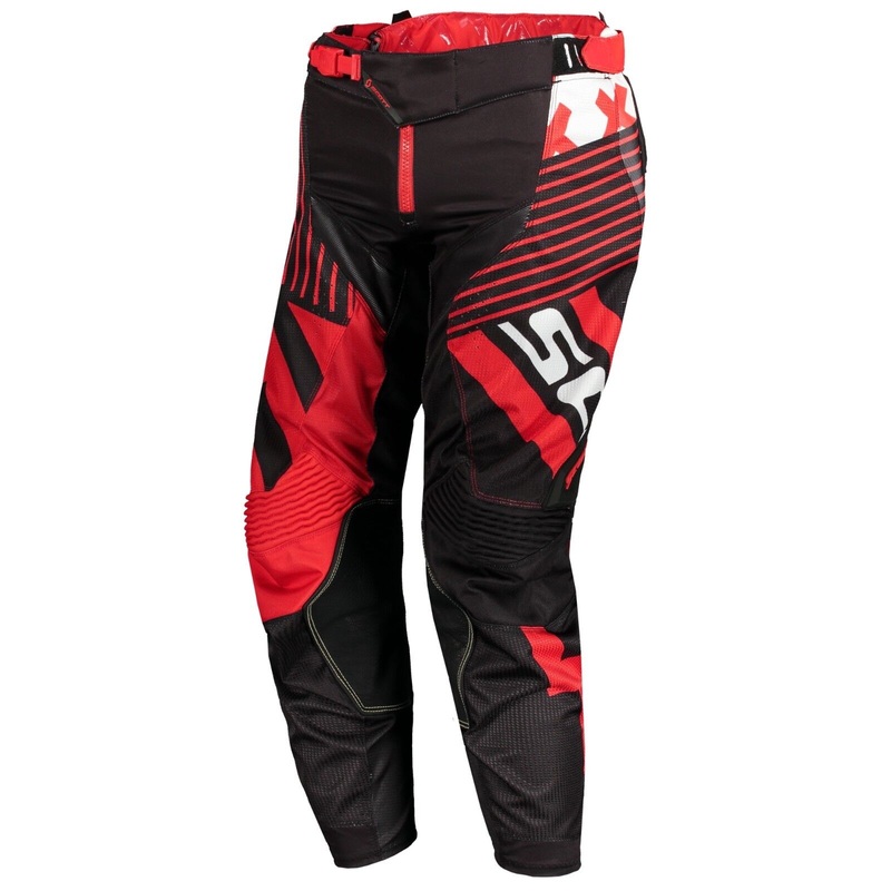 Trousers Scott 450 patchwork Black/red 32