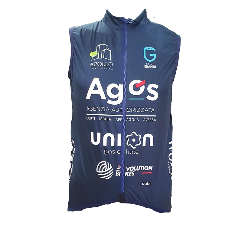 Evolution Bikes Team Giannini Agos 2024 vest Dark blue S