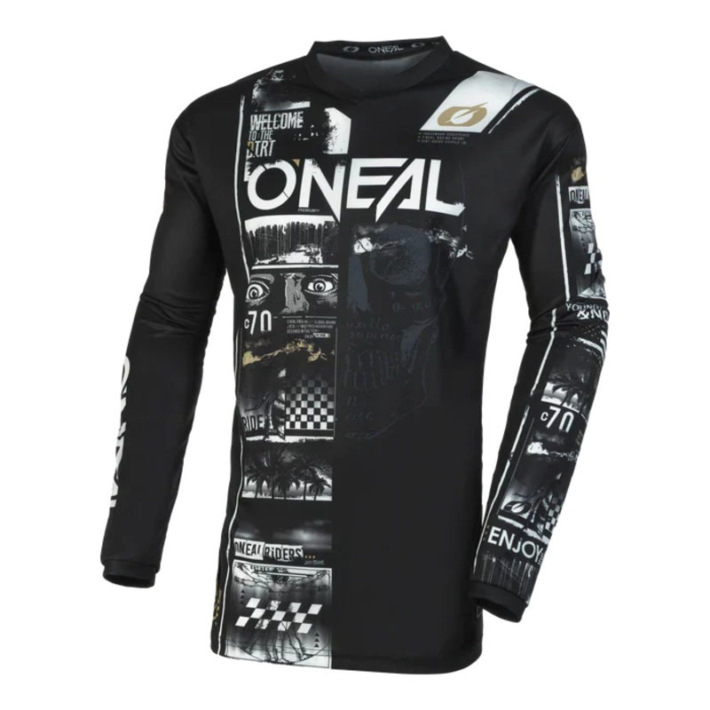O’Neal Element Attack V.23 shirt Black-White S