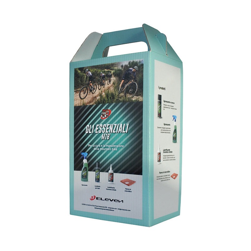 Eleven kit MTB essentials – Products for treatment and bike maintenance with illustrative booklet