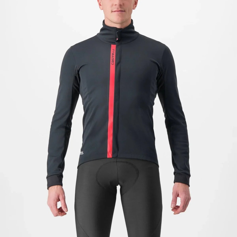 Castelli entrance jacket 2025 Light Black – Red S