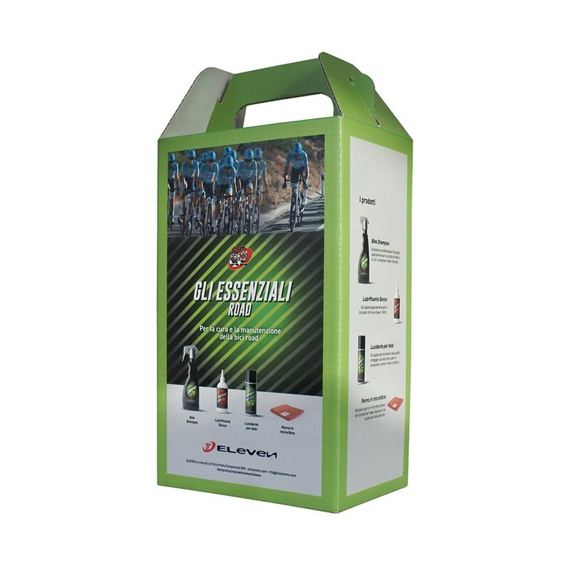 Eleven Kit The essential Roads – Products for Care and Maintenance Bike with Illustrative Brochoor