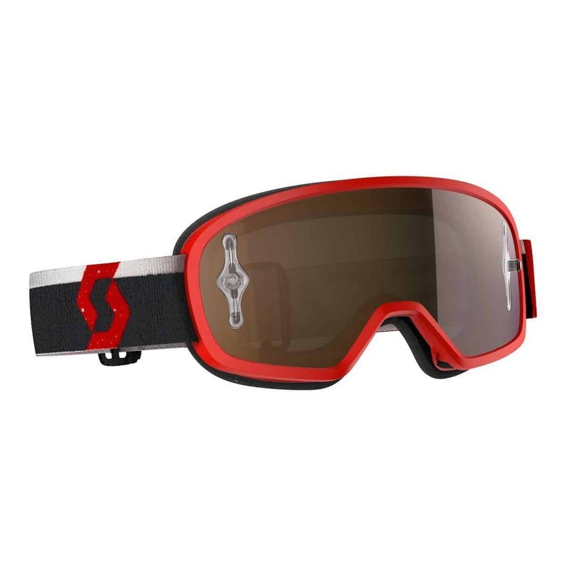 Mask Scott Buzz mx pro Red White