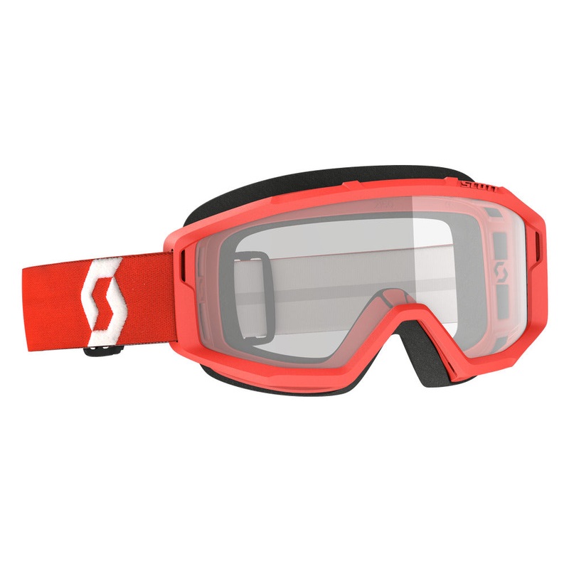 Mask Scott Primal Clear Red