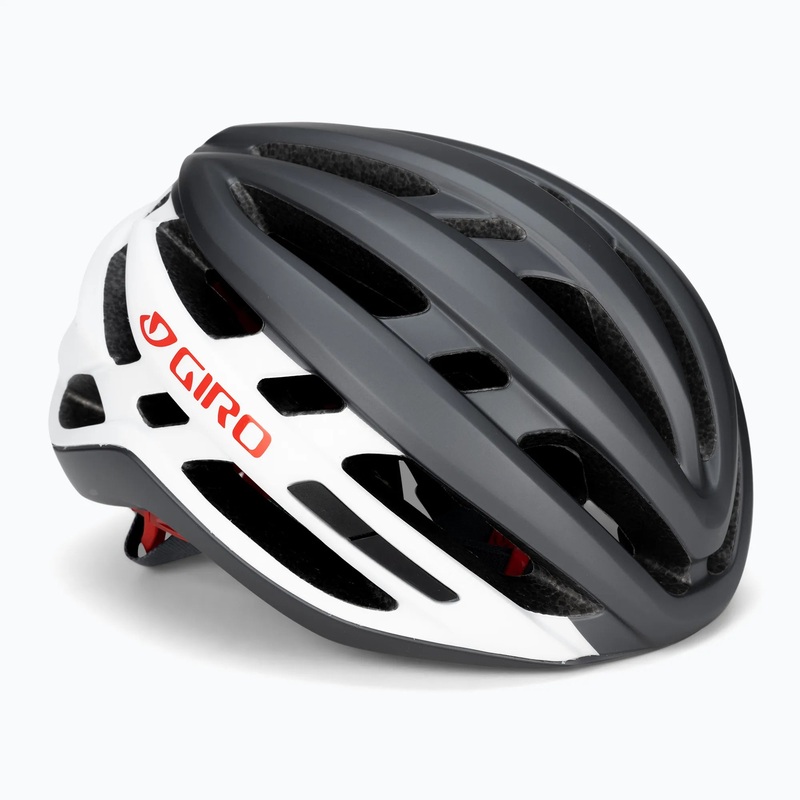 AGILIS Giro helmet Matte Portaro Gray/White/Red M