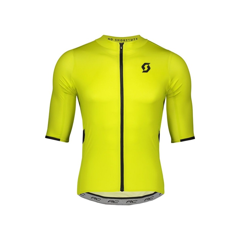 Short sleeve shirt Scott RC Premium Jersey Sulphur Yellow/Black S