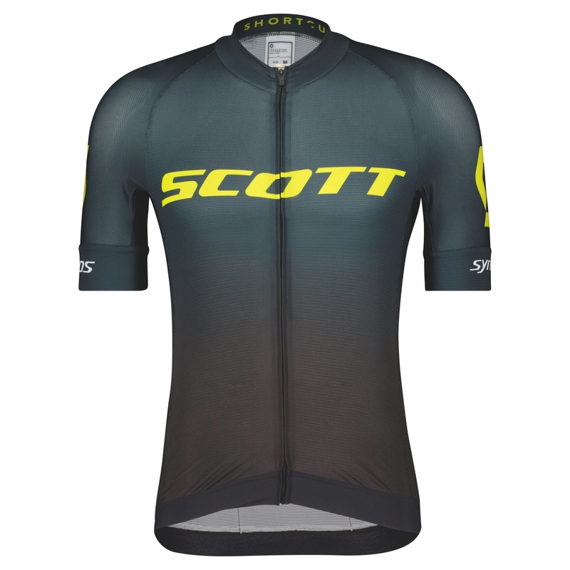 Sweater Scott RC Pro WC EDT. Short -sleeved man Black/Sulphur Yellow S
