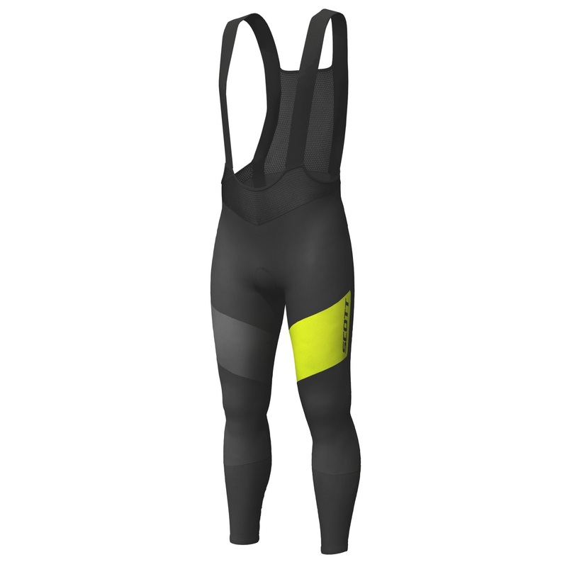 Tights Scott RC Warm WB +++ Black/Sulphur Yellow M
