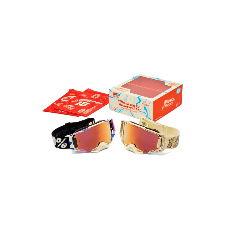 100% ACCURI 2 GOGGLE JETSON DONUT 2 PACK