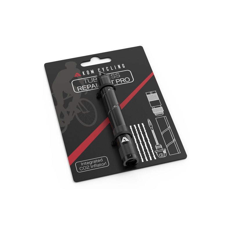 KOM CYCLING TYRE REPAIR TOOL PRO BLACK