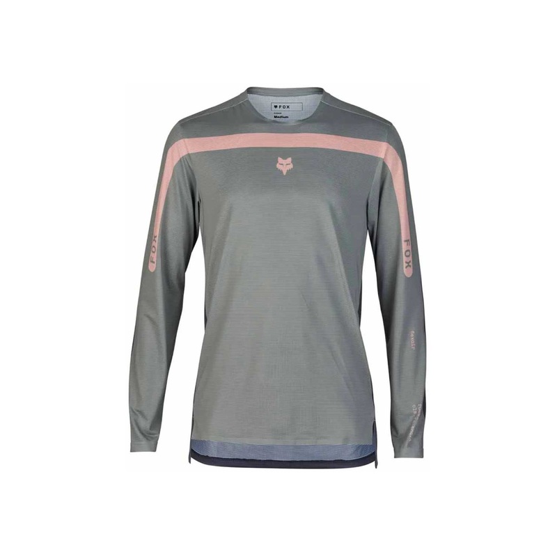 Fox Racing 2024 Flexair Long Sleeve Graphic Race Jersey GUNMETAL SMALL