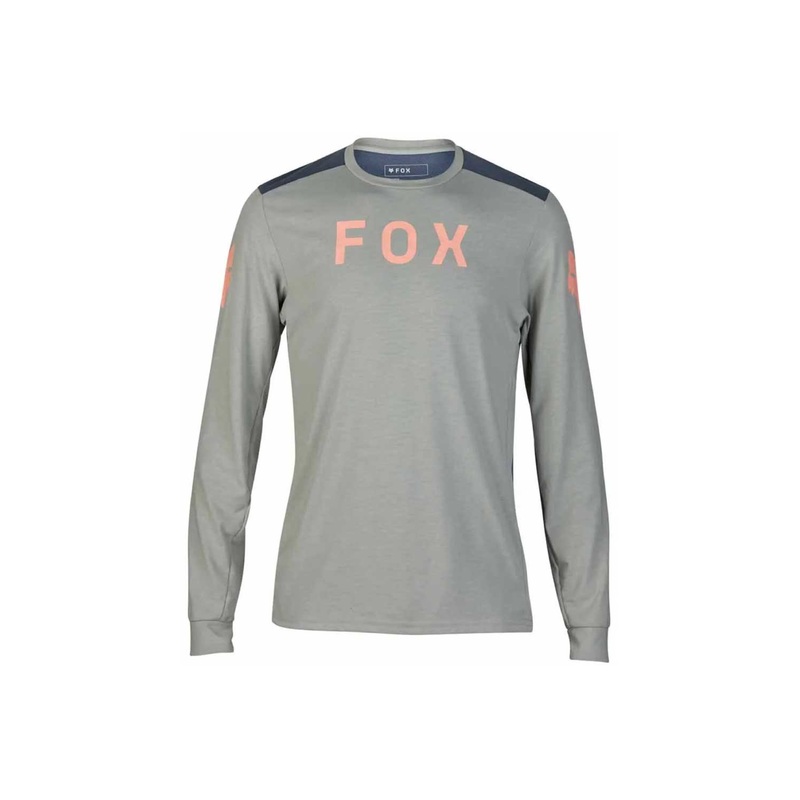 Fox Racing 2024 Ranger Dri-Release Long Sleeve Race Jersey GREY VINTAGE SMALL