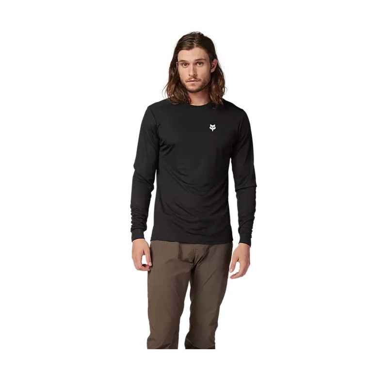 Fox Racing 2024 Ranger Long Sleeve Wayfaring Jersey BLACK SMALL