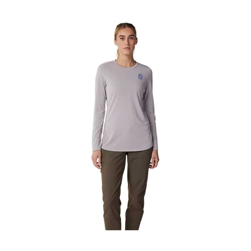 Fox Racing 2024 Womens Ranger Dri-Release Long Sleeve Jersey GREY/LIGHT GREY X-SMALL