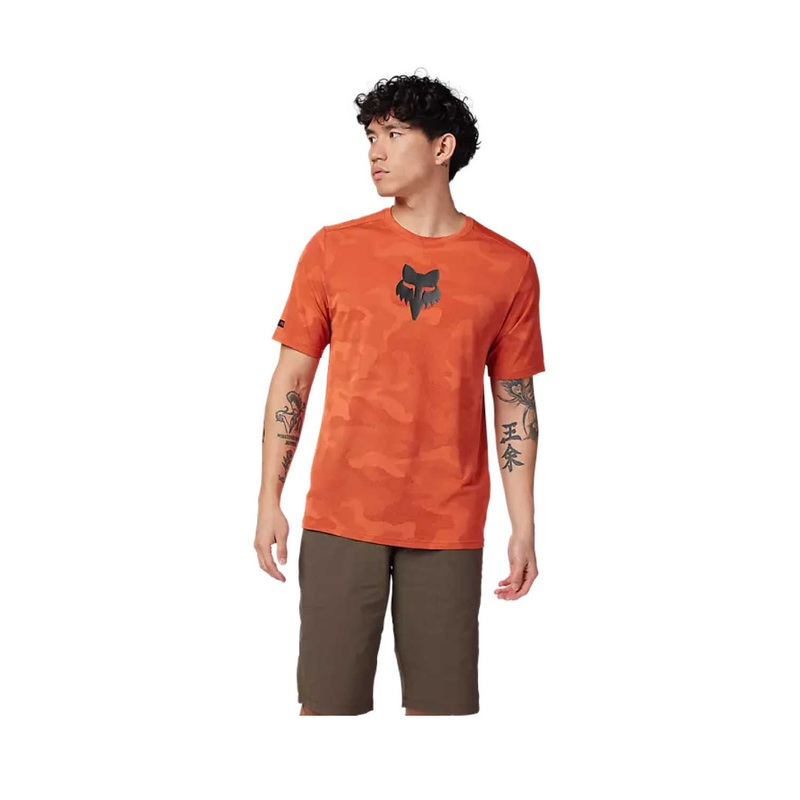 Fox Racing 2025 Ranger Tru Dri Short Sleeve Jersey ATOMIC ORANGE SMALL