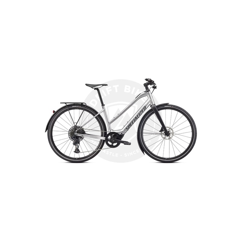 Specialized 2023 Turbo Vado SL 5.0 Step Through Equipped BRUSHED/BLACK REFLECTIVE LARGE