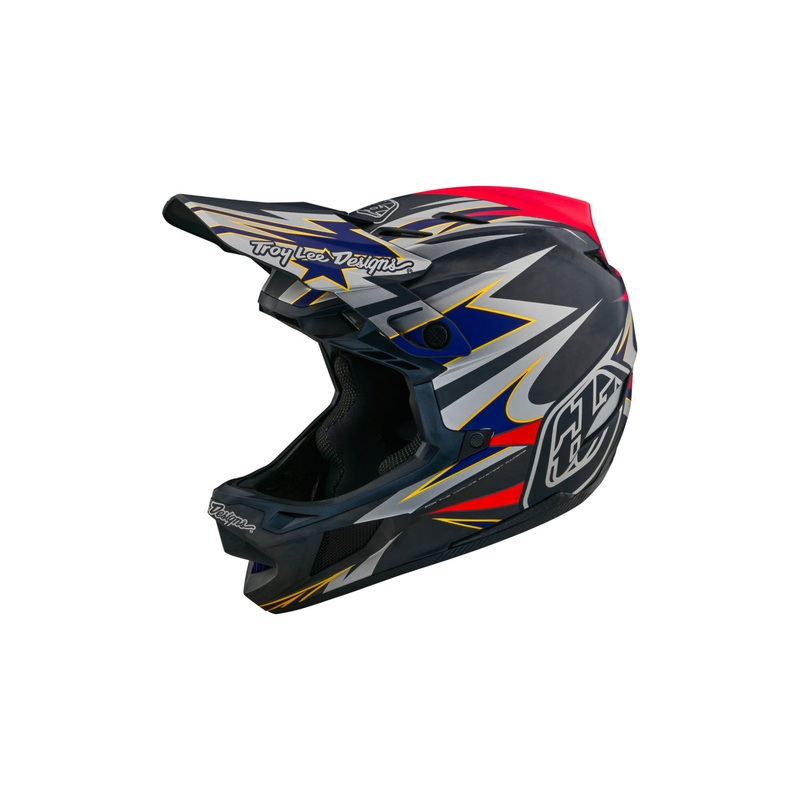 Troy Lee Designs 2024 D4 Carbon MTB Helmet SRAM RED/BLACK XSM / SML