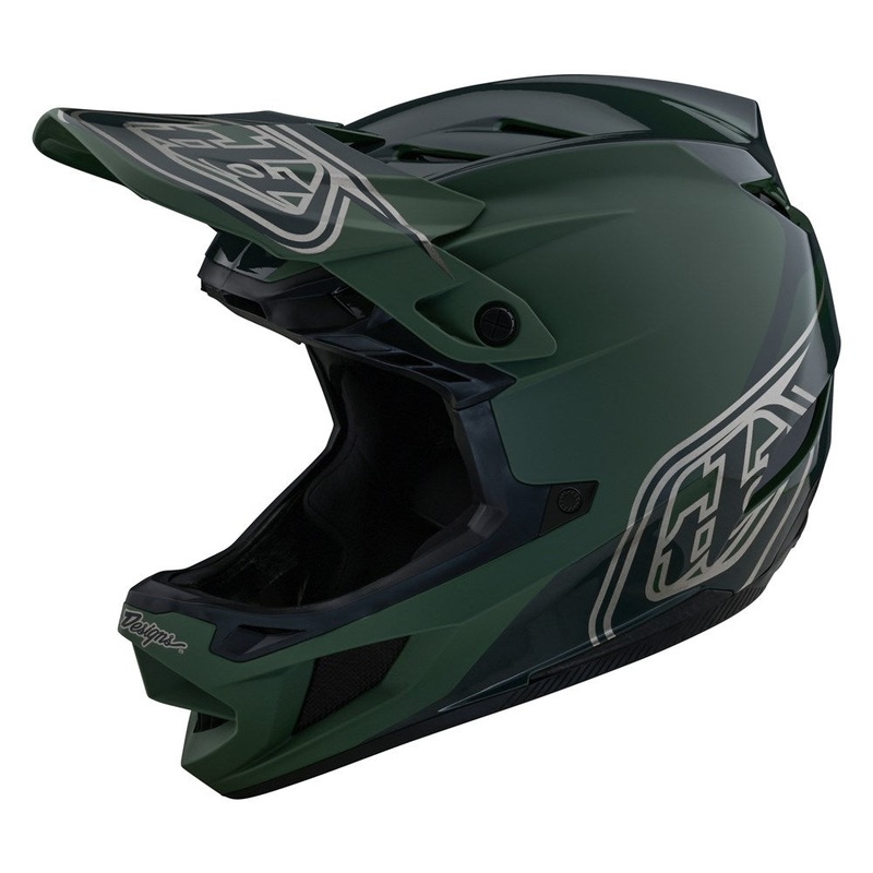 Troy Lee Designs 2024 D4 Poly MTB Helmet SHADOW BLUE XSM/SML