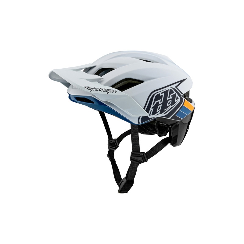 Troy Lee Designs 2024 Flowline SE MIPS AS MTB Helmet BADGE LIGHT GREY/CHARCOAL XSM/SML