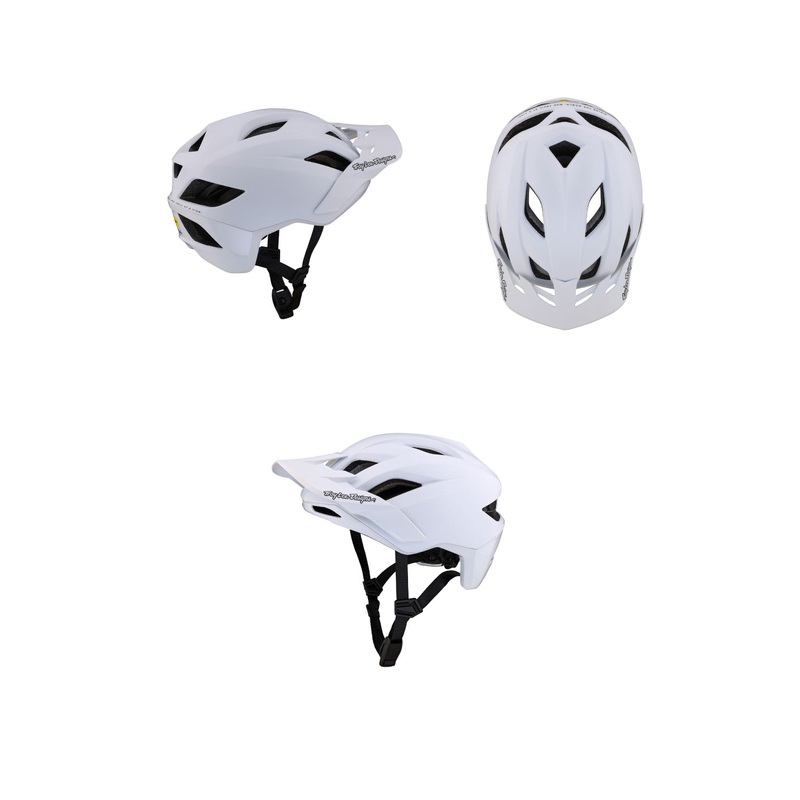 Troy Lee Designs 2024 Flowline SE MIPS MTB Helmet STEALTH WHITE XSM/SML