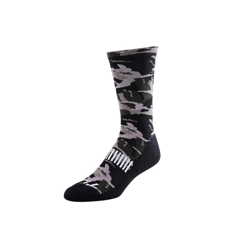 Troy Lee Designs 2024 Performance Socks CAMO SIGNATURE BLACK SML/MED (5-9)