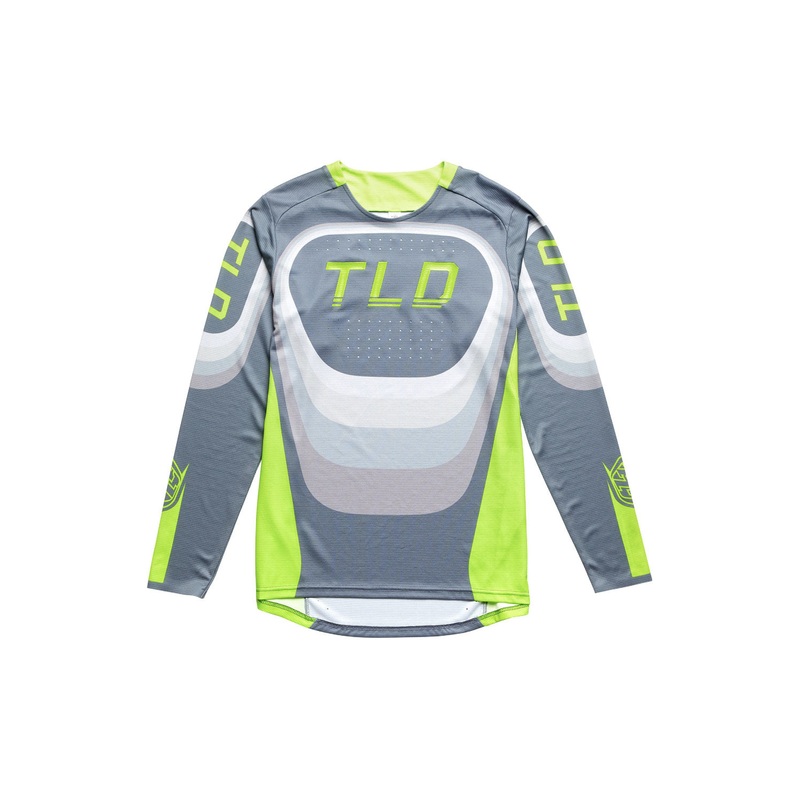 Troy Lee Designs 2024 Sprint Youth Long Sleeve Jersey REVERB CHARCOAL Y-XSMALL
