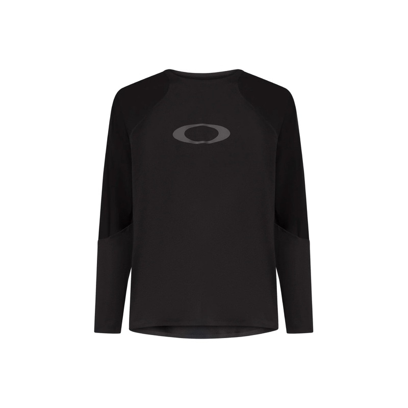 Oakley Seeker Airline Long Sleeve MTB Jersey BLACKOUT X-SMALL