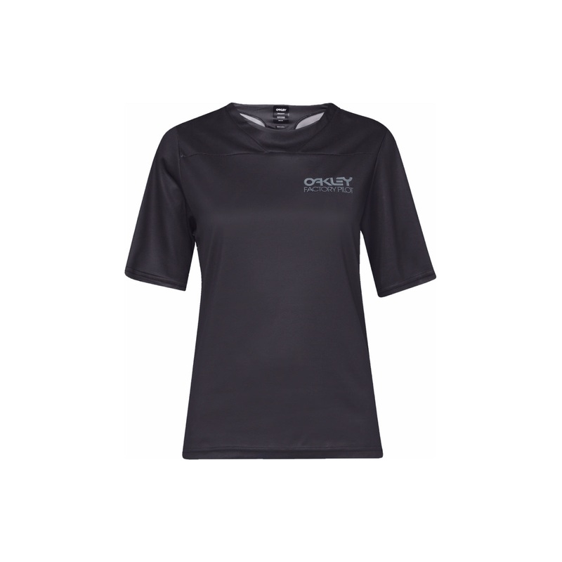 Oakley Women’s Factory Pilot LITE II Short Sleeve Jersey BLACKOUT LARGE