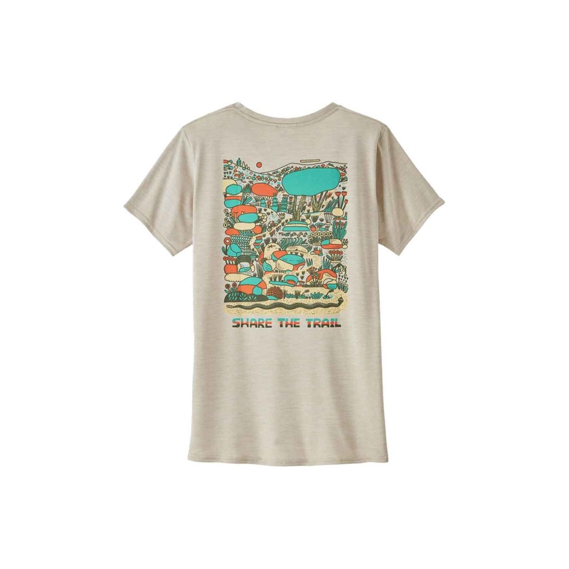 Patagonia Women’s Cap Cool Daily Graphic Shirt – Lands PUMICE X-DYE LARGE