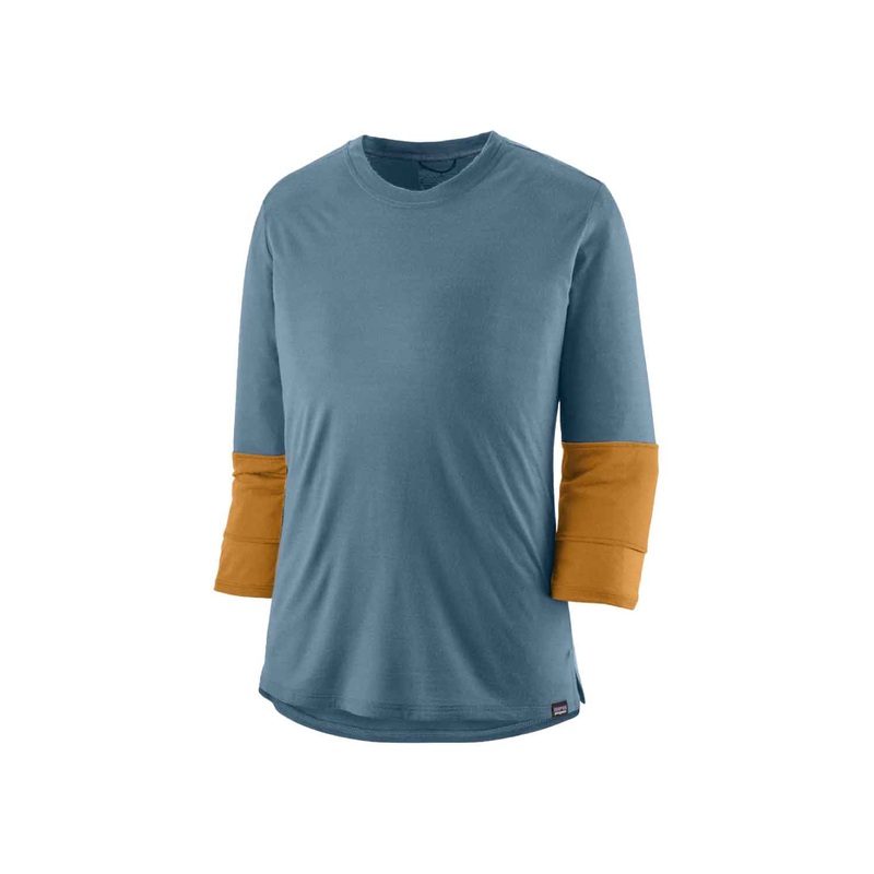 Patagonia Women’s Merino 3/4 Sleeve Bike Jersey UTILITY BLUE LARGE