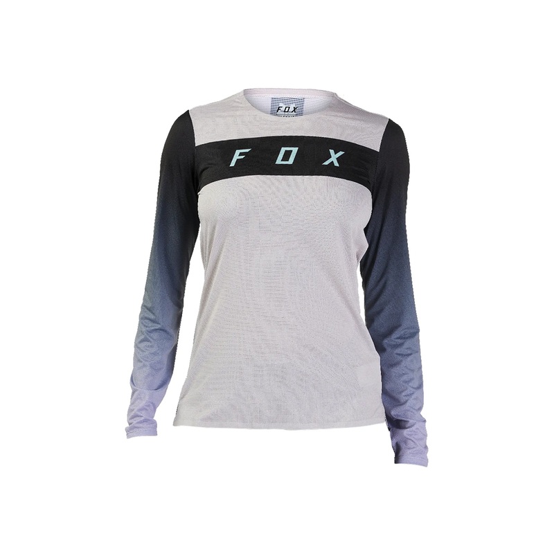 Fox 2023 Women’s Flexair  Race Long Sleeve Jersey VINTAGE WHITE SMALL