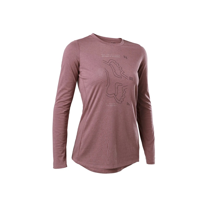 Fox Racing 2022 Women’s Ranger Drirelease Long Sleeve Jersey PLUM PERFECT X-SMALL