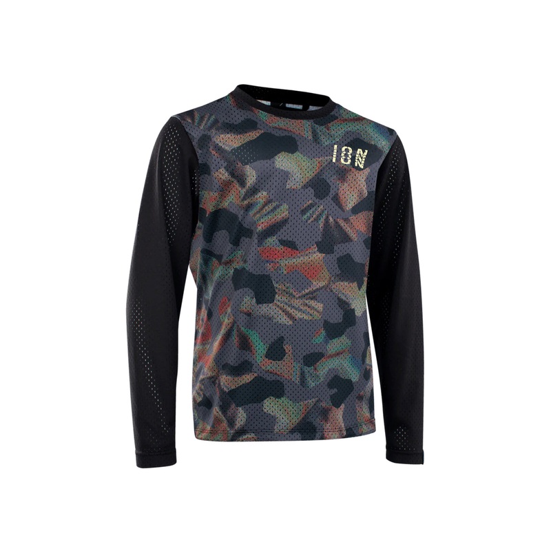 ION 2022 Youth Scrub Long Sleeve Jersey BLACK SMALL
