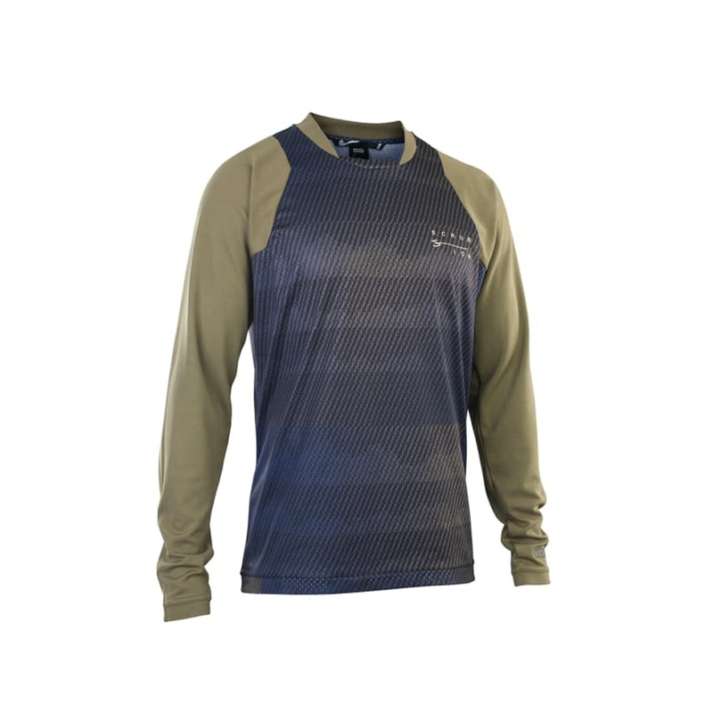 ION 2023 Men’s Scrub Long Sleeve Jersey DARK MUD SMALL