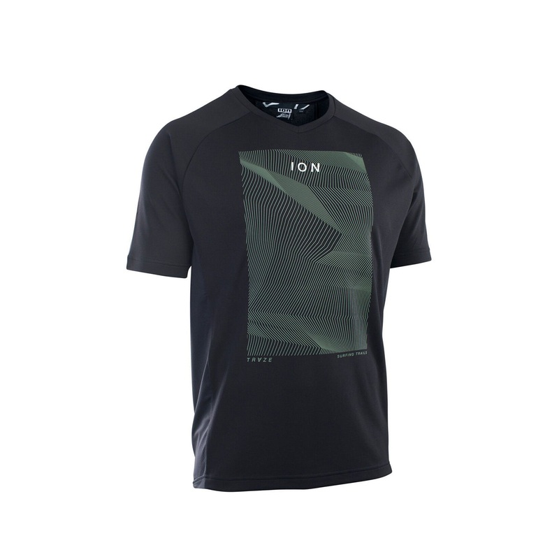 ION 2023 Men’s Traze Short Sleeve Jersey BLACK MEDIUM