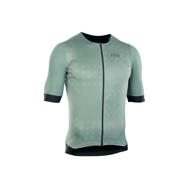 ION 2023 Men’s VNTR AMP Zip Short Sleeve Jersey SEA GRASS MEDIUM