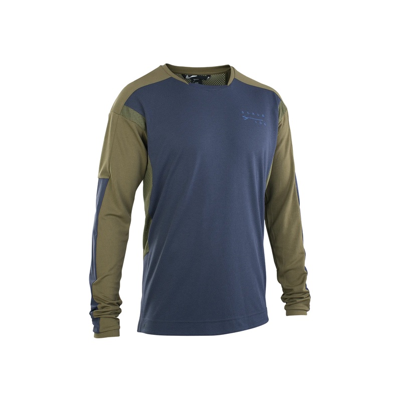 ION 2023 Scrub AMP BAT Men’s Long Sleeve Jersey DARK MUD MEDIUM